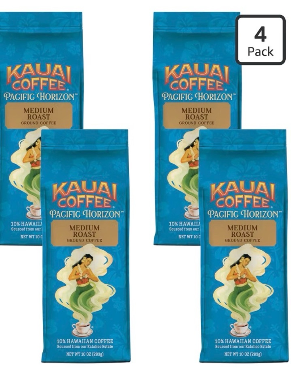 Pacific Horizon Medium Roast — Blue Packaging (4 Pack)exp 4/27